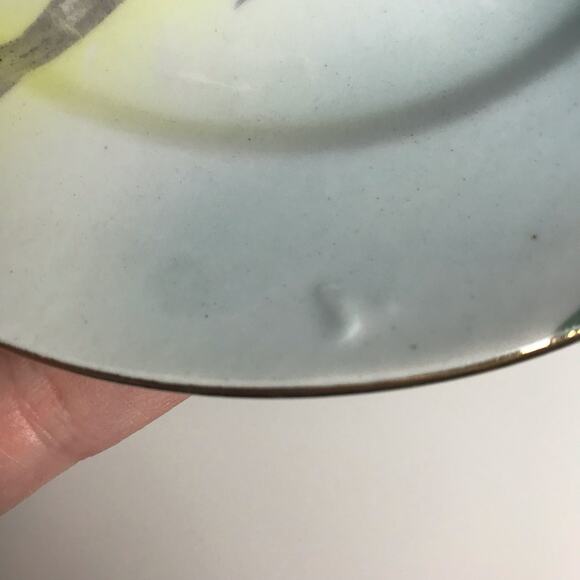 Takito Made In Nippon Japan VTG Set Of Four 6" Diameter Hand Painted Plates - Picture 7 of 10